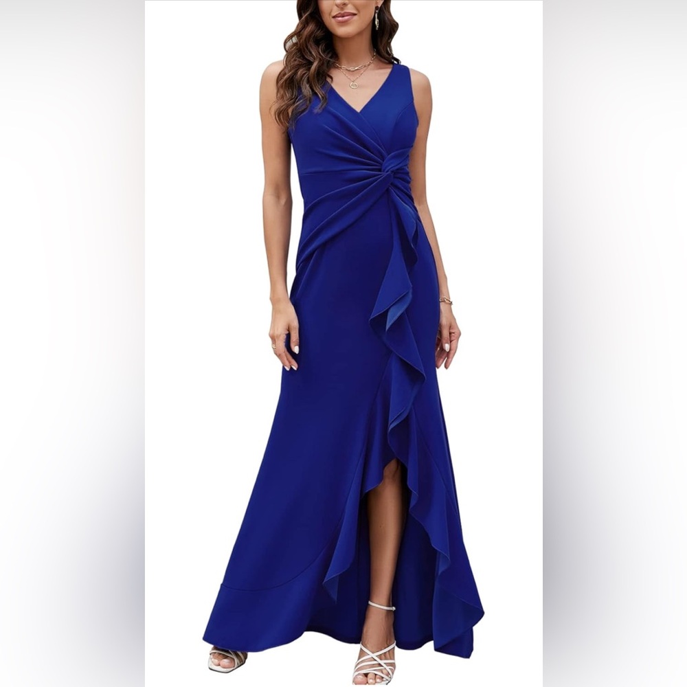Elegant Blue Evening Dress